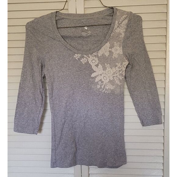 Long Sleeve Sweater Warm Comfortable Round Neck Wide Neck Top by Aerie Medium - Picture 1 of 3